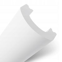 LISTWA ŚCIENNA DEKORACYJNA NAŚCIENNA SZTUKATERIA TWARDA BIAŁA dł. 2m