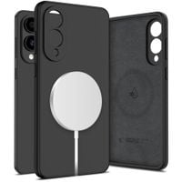 Etui Tech-Protect Liquid Silicone MagSafe DO Galaxy S25 Edge Czarne