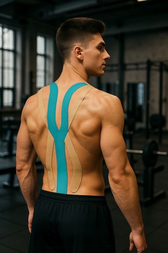 Plastry kinesiology taping Taśma MEDYCZNA do oklejania tape tejpy 3NS tex na Arena.pl