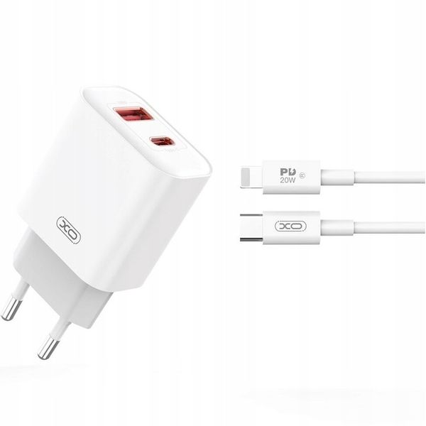 SZYBKA ŁADOWARKA USB-C 20W + KABEL 1M do IPHONE X 11 12 13 14 Pro Max zdjęcie 1