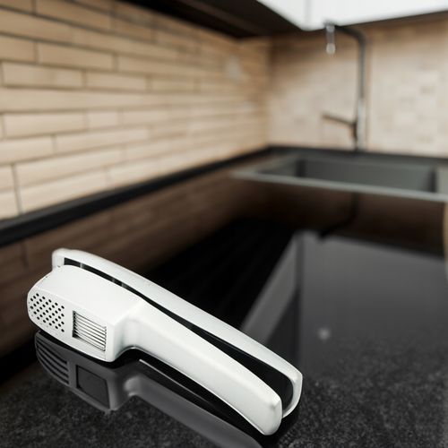 WYCISKACZ DO CZOSNKU 18,5 CM Z KRAJAKIEM - PRAKTYCZNY I FUNKCJONALNY na Arena.pl