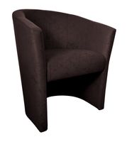 Fotel CLUB Mikrofaza 4 brąz