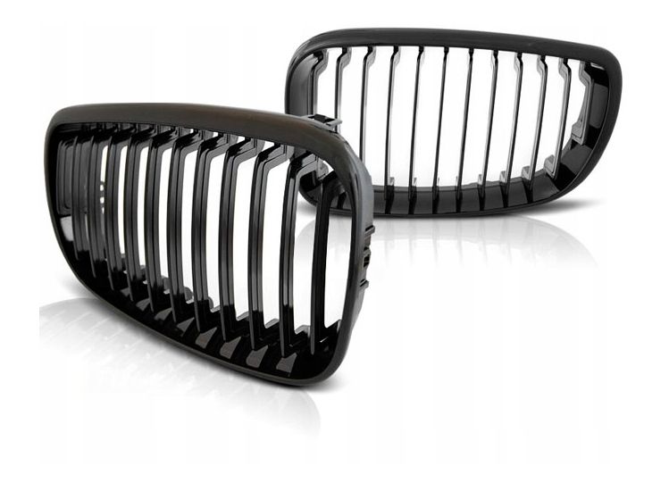 GRILL NERKI BMW E87/E81 07-11 BLACK POŁYSK zdjęcie 1
