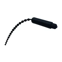 xr brands vibrating sound beaded insert czarny silikonowy 24cm