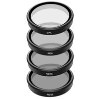 zestaw 4 filtrów telesin cpl/nd8/nd16/nd32 do dji osmo action 3 / 4 /