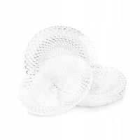 Zestaw TALERZYKI do CIASTA dla 6 osób OKRĄGŁE szkła Tadar Madeline 20 cm