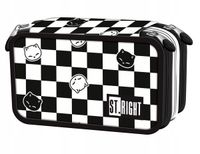 ST. RIGHT PIÓRNIK SZKOLNY POTRÓJNY TRZYKOMOROWY Z WYPOSAŻENIEM CHESS CATS