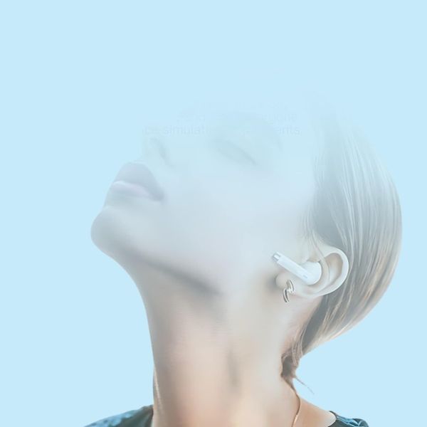 SŁUCHAWKI BEZPRZEWODOWE DOUSZNE BLUETOOTH 5.3 VFAN T06 BIAŁE zdjęcie 5