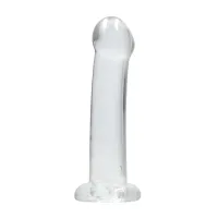 realrock crystal clear model 17 cm z przyssawką - transparentny
