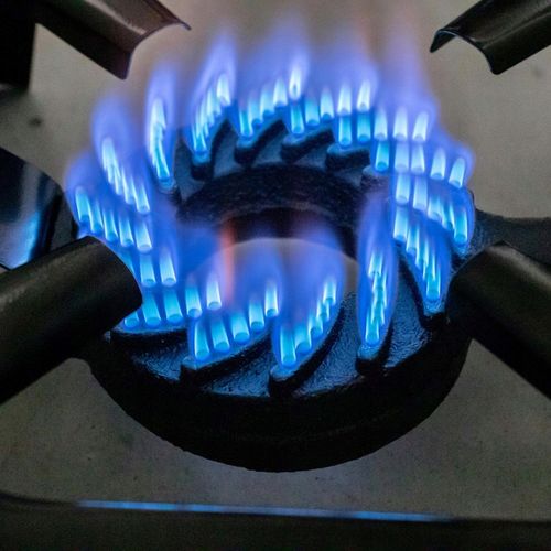 Taboret gazowy Kuchenka Turystyczna 30x30cm Palnik Żeliwny 7kW Propan Butan na Arena.pl