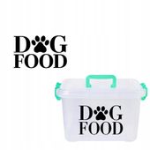 Naklejka na Pojemnik z Karmą Dog food 180х110 mm TSG-498