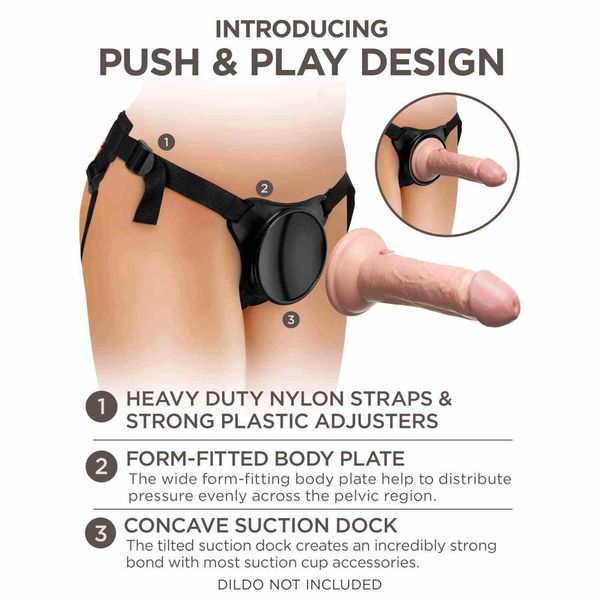 Uprząż Strap-On Body Dock Do Dild I Wibratorów zdjęcie 3