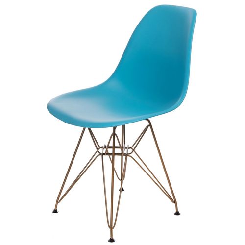 Krzesło P016 Pp Gold Ocean Blue na Arena.pl