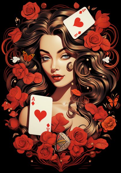 Plakat 70x100cm Różany Hazard zdjęcie 1