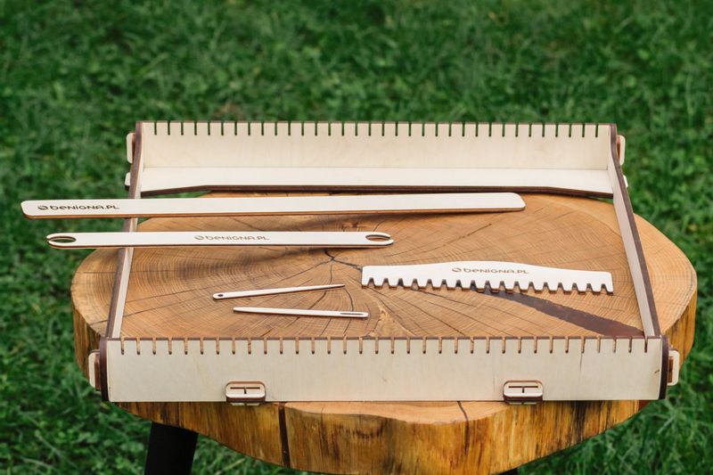 Krosno tkackie, pole robocze 40x40 cm zdjęcie 8