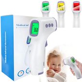 Termometr bezdotykowy elektroniczny na podczerwień LCD