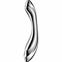 satisfyer pure gravity 2 stalowy dwustronny model z falistą strukturą