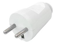 Wtyczka WT-30 prosta biała