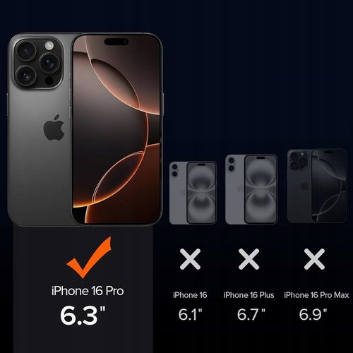 ETUI do IPHONE 16 Pro do Magsafe MATOWE MAGNETYCZNE WZMACNIANE + 2x SZKŁO na Arena.pl