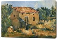 Obraz 100x70cm Abandoned House, Paul Cezanne Vintage do Salonu