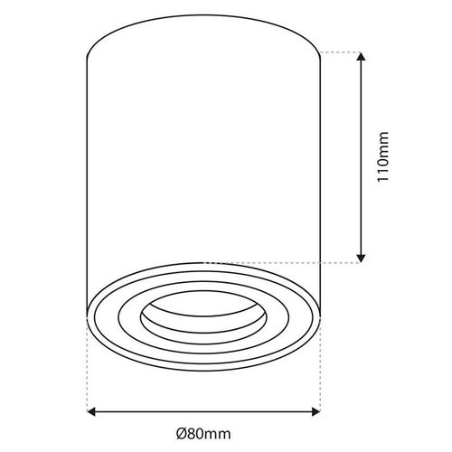 Nowoczesna LAMPA sufitowa BIMA ML7010 Milagro okrągły downlight do sypialni biały na Arena.pl
