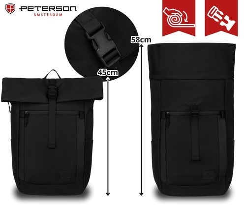 plecak miejski ptn rio-9114 black na Arena.pl