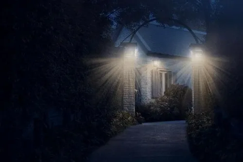 10x Lampka Solarna Elewacyjna LED z Czujnikiem na Arena.pl