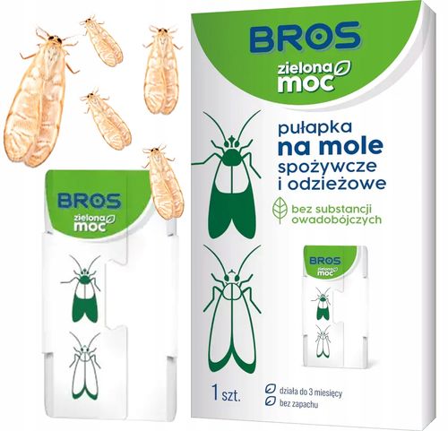bros - zielona moc pułapka na mole spożywcze i odzieżowe - 10 szt. na Arena.pl