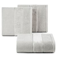 Ręcznik kąpielowy frotte EMMA 70x140 cm srebrny 500 g/m²