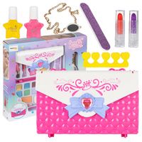 Zestaw Do Malowania Makijażu i Paznokci w torebce Dla Dzieci Kosmetyki