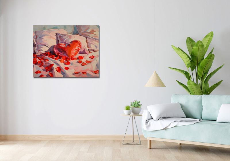 Obraz 90x70cm I Ja Ciebie Też zdjęcie 2