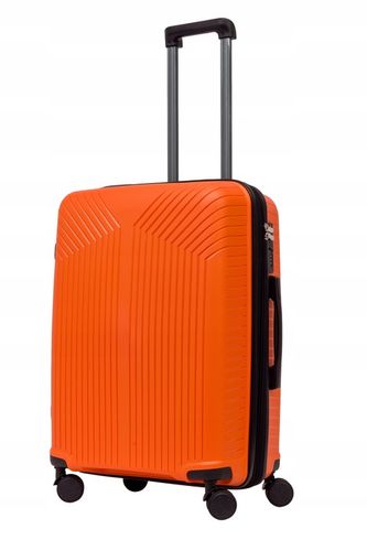 Wytrzymała Walizka Rozmiar Średni 65L Polipropylen 4 Koła Bagaż na Arena.pl