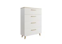 Komoda fiord dąb artisan/biały