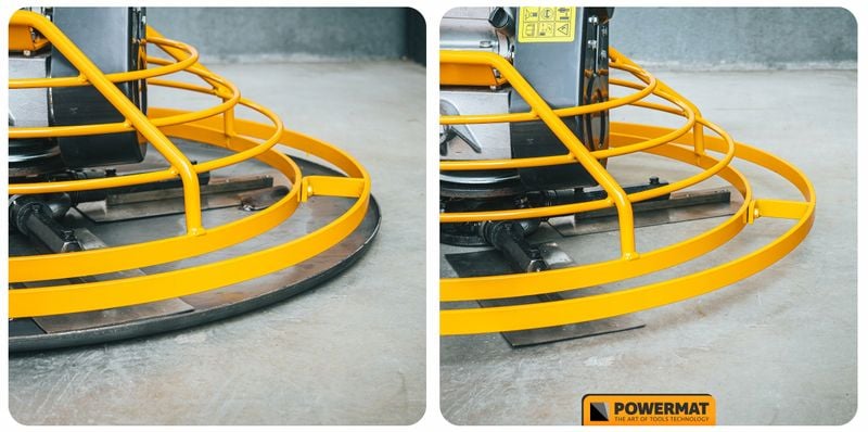 Zacieraczka spalinowa do betonu 100cm 7km + talerz do zacierania Powermat zdjęcie 5