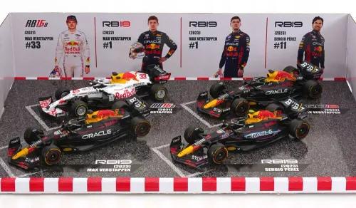 F1 RED BULL Zestaw 2021 2022 2023 Verstappen 1/43 Bburago na Arena.pl