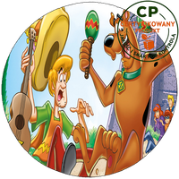 Opłatek na tort - Scoobie Doo