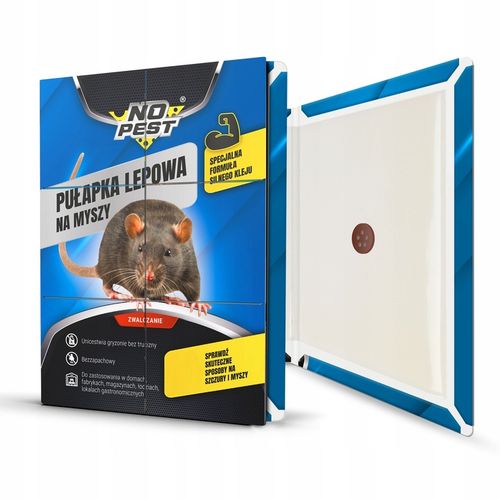 LEP PUŁAPKA KLEJOWA ŁAPKA MYSZOŁAPKA NA MYSZY SZCZURY NO PEST BARDZO na Arena.pl