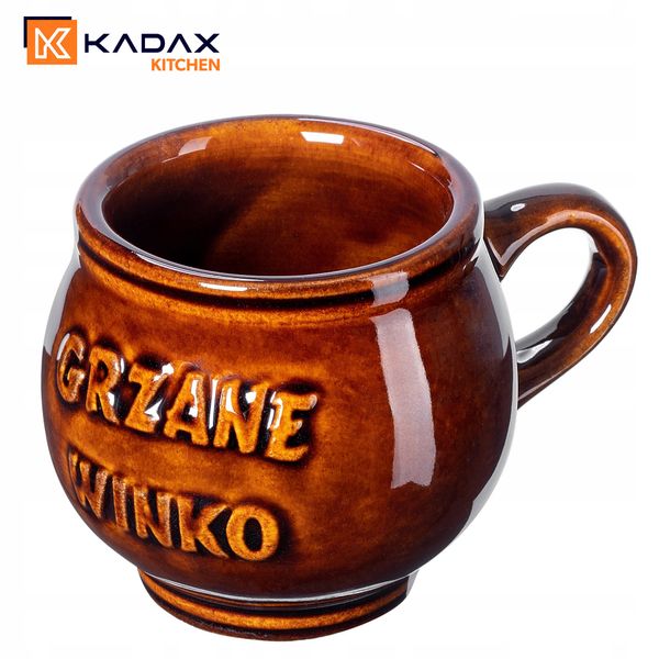 Kadax Kubki do Grzańca Wina z Uchem 300ml Zestaw zdjęcie 6