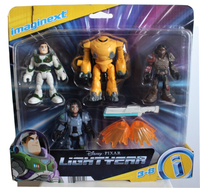 fisher price imaginext lightyear zap patrol zestaw figurek 4pak