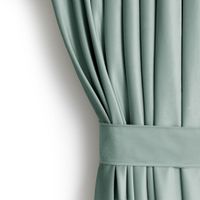 Zasłona VELVET na przelotkach srebrnych 140x245 miętowy AmeliaHome