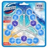 domestos power 5 ocean 3x50g kostka toaletowa 1szt