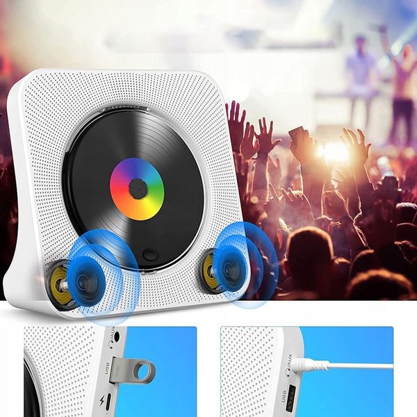 PULPIT ODTWARZACZ CD BLUETOOTH WBUDOWANE GŁOŚNIKI HI-FI + PILOT zdjęcie 12