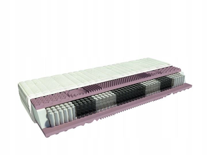 Materac Mimas Multi Silver 140 sprężyny multipocket kieszeniowe zdjęcie 1