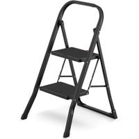 Drabina domowa lekka składana stalowa drabinka schodki 2 stopnie