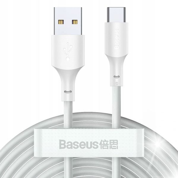 Kabel niktrade USB - USB typ C 1,5 m biały zdjęcie 1