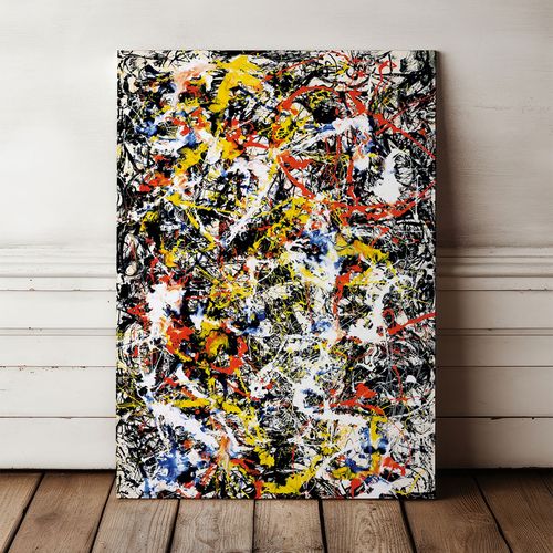 Obraz na płótnie Pollock Convergence 70x100 cm na Arena.pl