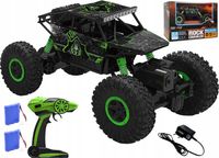 SAMOCHÓD RC ROCK STEROWANY AUTO TERENOWY DUŻE KOŁA 2 SILNIKI 4X4