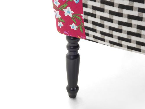 Fotel patchwork wielokolorowy MANDAL na Arena.pl