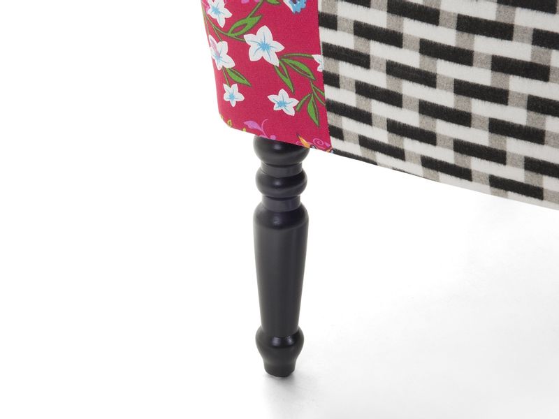 Fotel patchwork wielokolorowy MANDAL zdjęcie 7