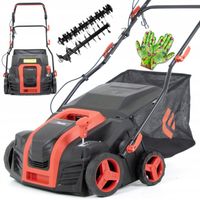 MOCNY AERATOR WERTYKULATOR ELEKTRYCZNY KOSZ 55L 3w1 40cm AREATOR FAWORYT